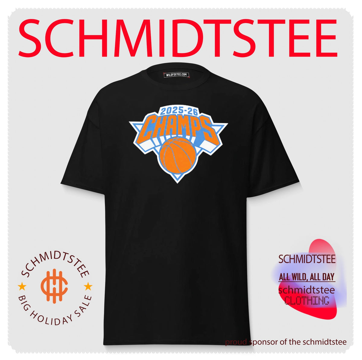 New York Champs 2025-26 logo shirt