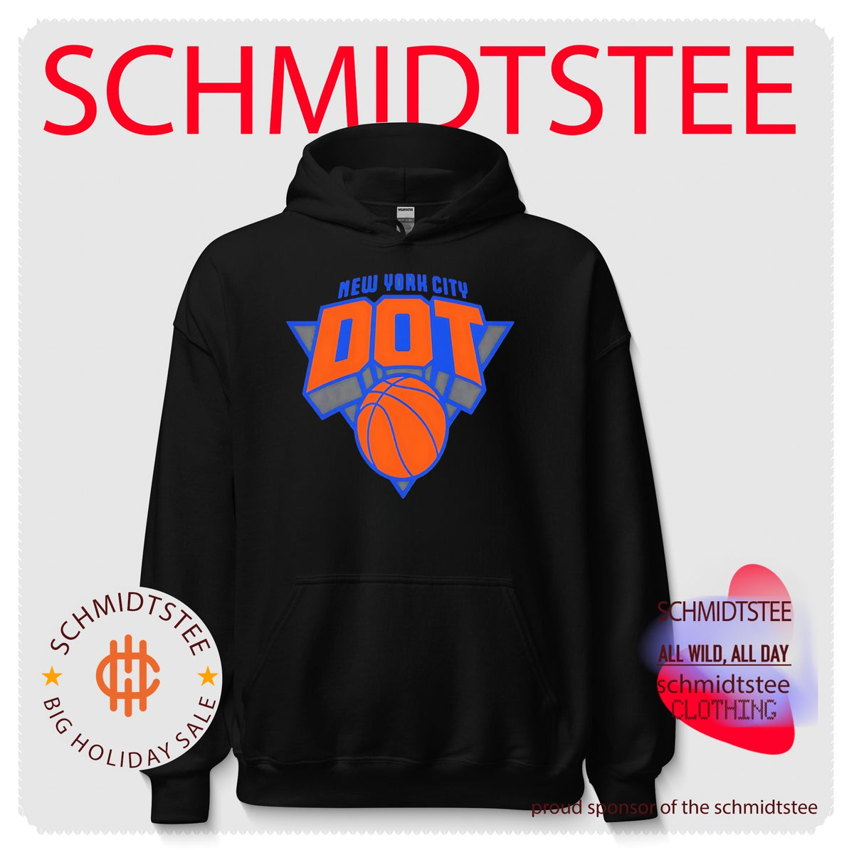 New York City DOT NY Knicks logo shirt