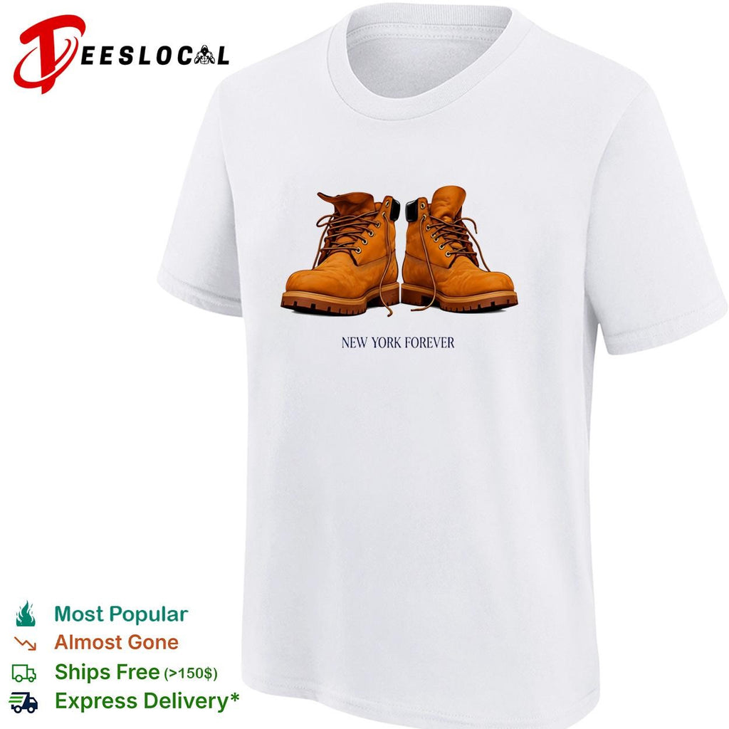 New York Forever Timberland Wheat Boots shirt