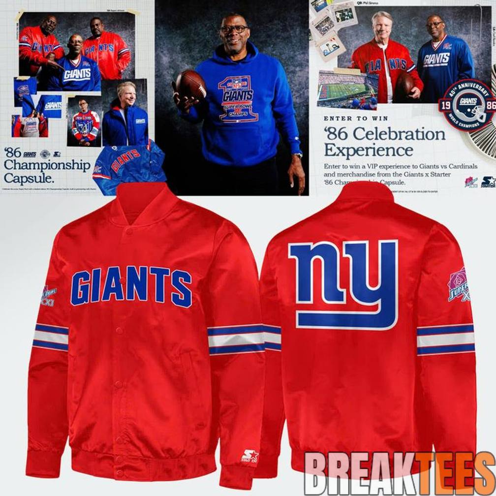 New York Giants The ’86 Championship Bomber Jacket
