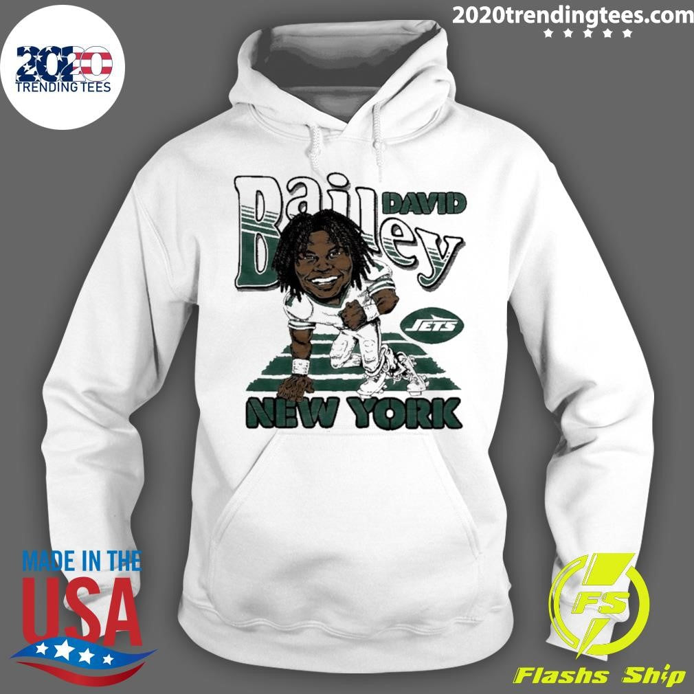 New York Jets David Bailey Player Caricature Shirt