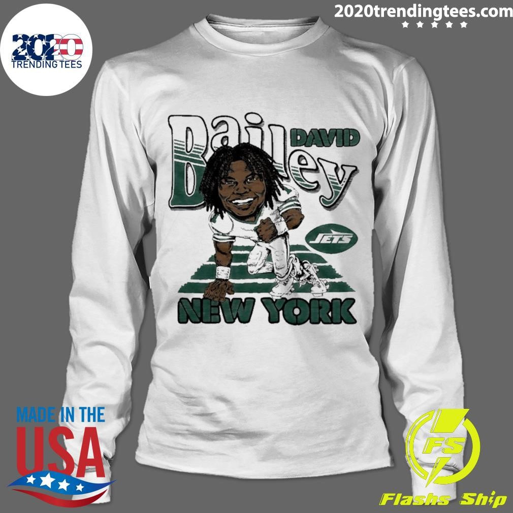 New York Jets David Bailey Player Caricature Shirt