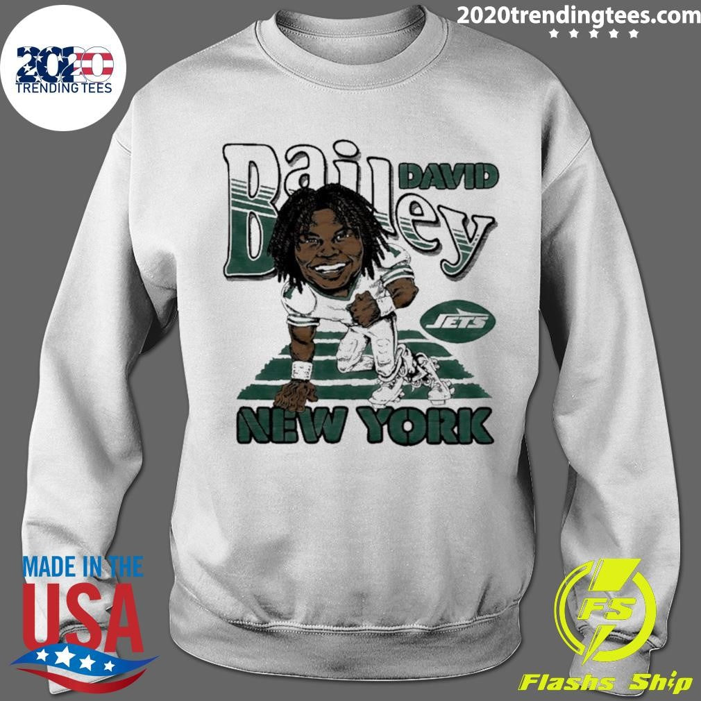 New York Jets David Bailey Player Caricature Shirt