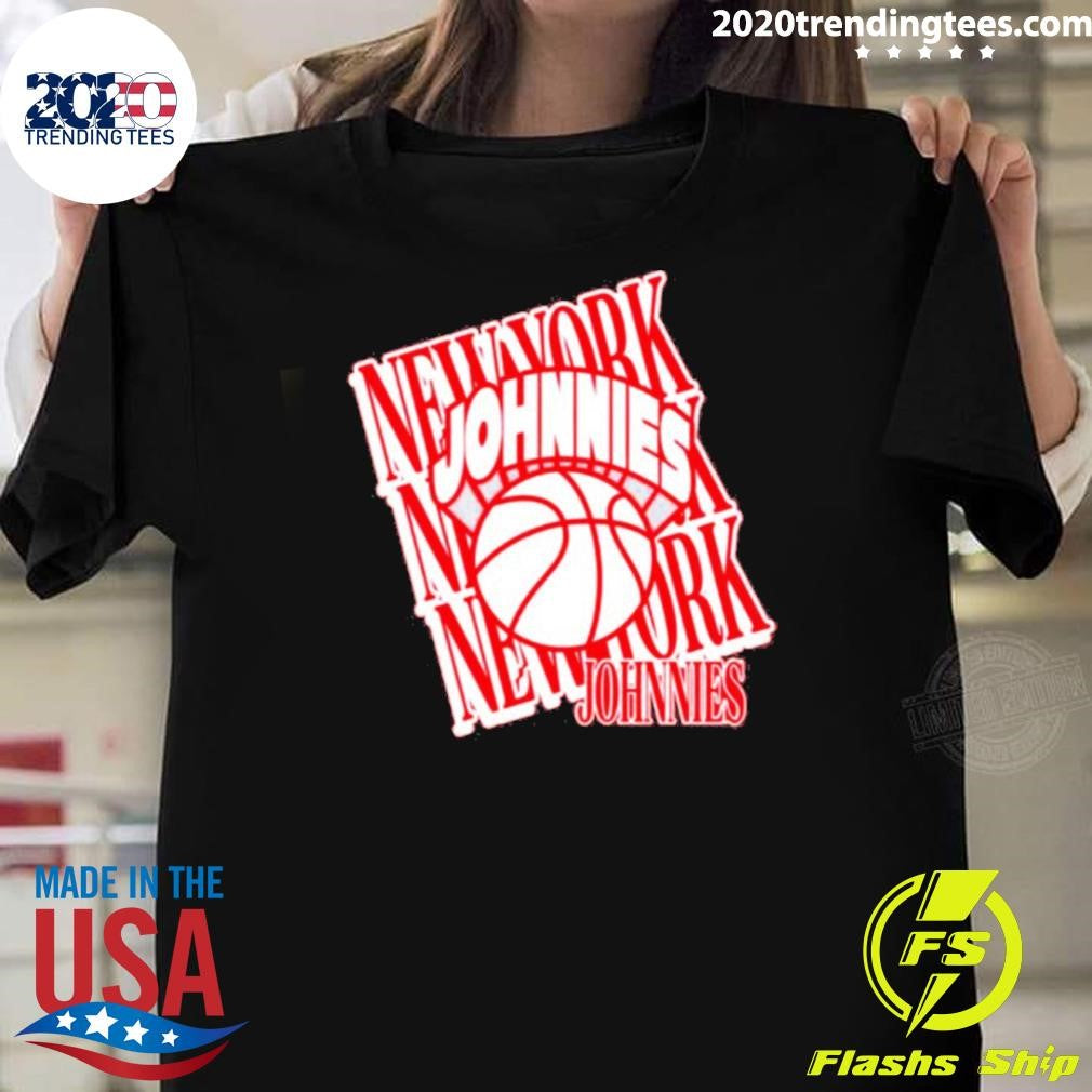 New York Johnnies Basketball Logo Shirt