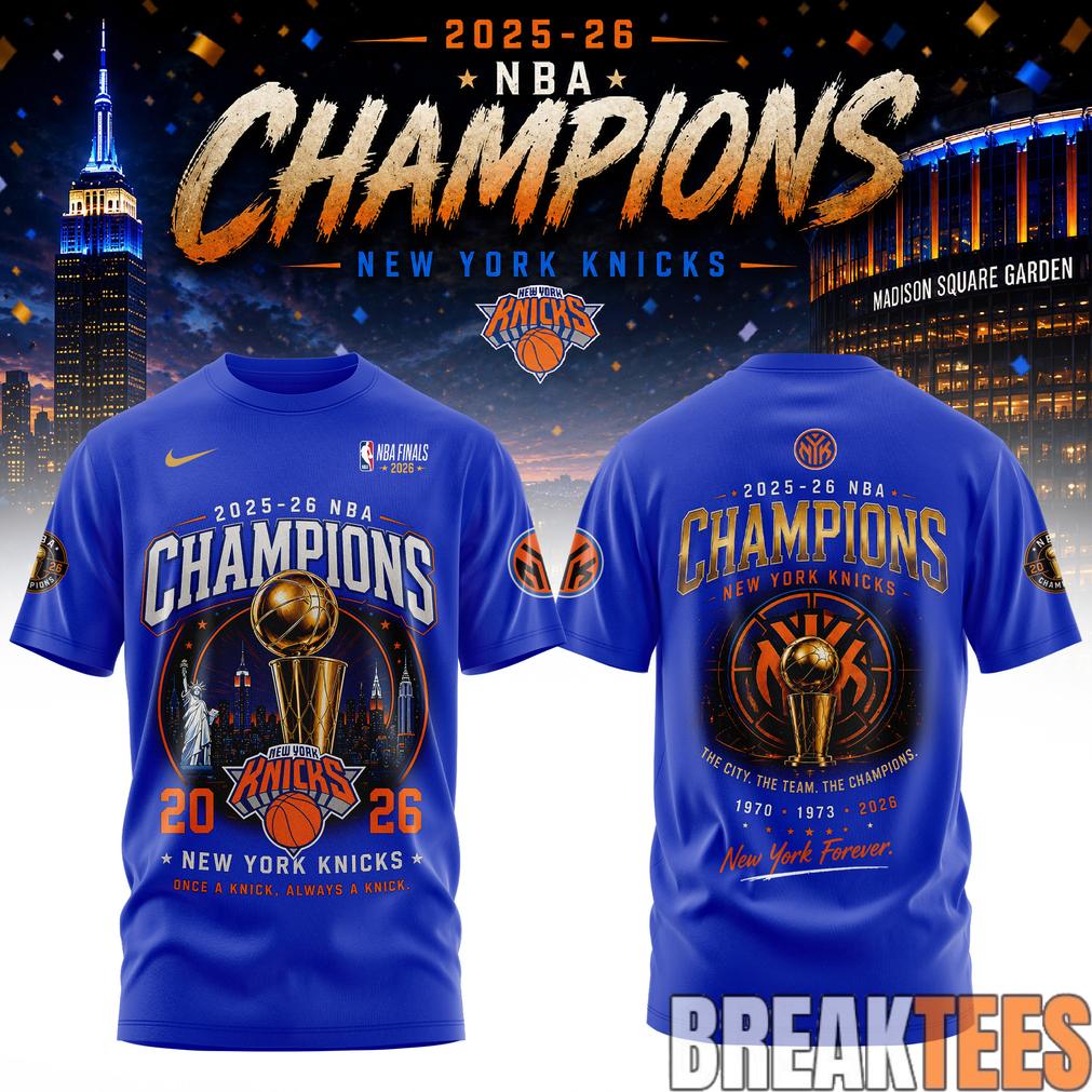 New York Knick 2026 NBA Champions Shirt