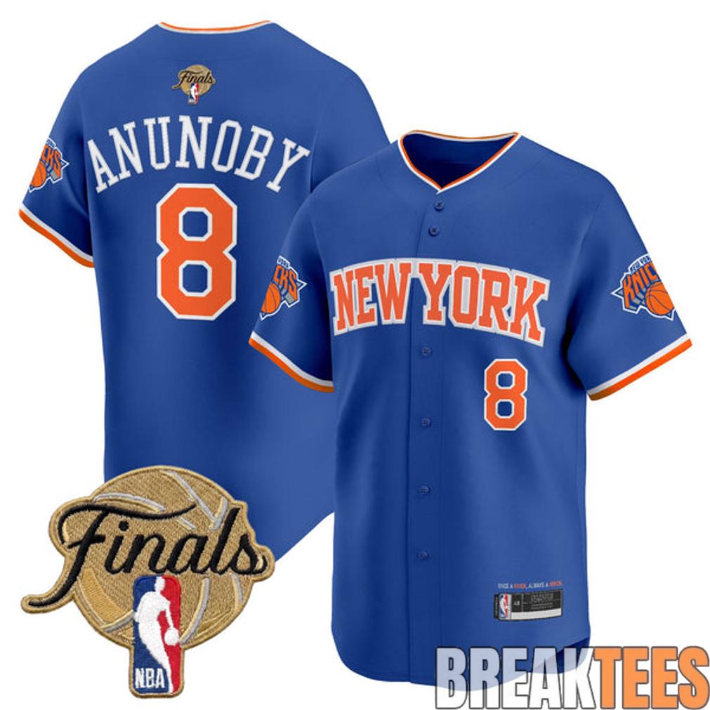 New York Knick 2026 NBA Finals Baseball Jersey