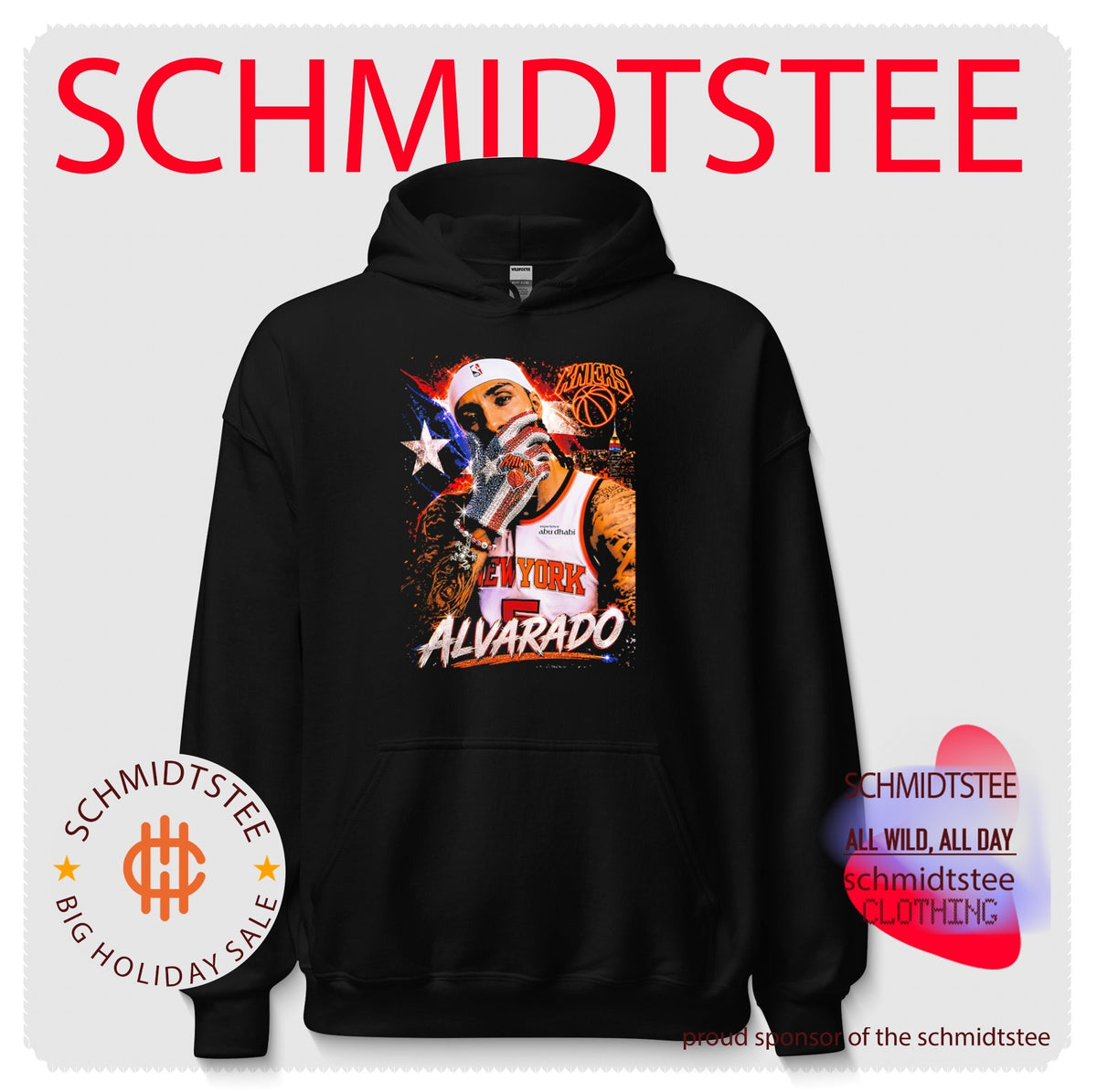 New York Knick Jose Alvarado icemen graphic shirt