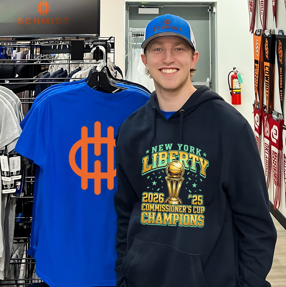 New York Liberty 2025 and 2026 Commissioner’s Cup Champions shirt