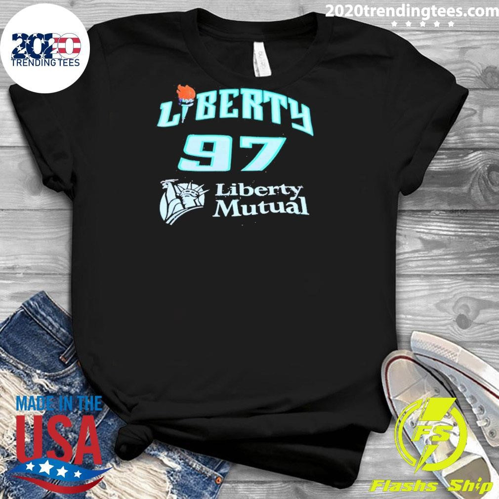 New York Liberty 97 Basketball WNBA Liberty Mutual Shirt