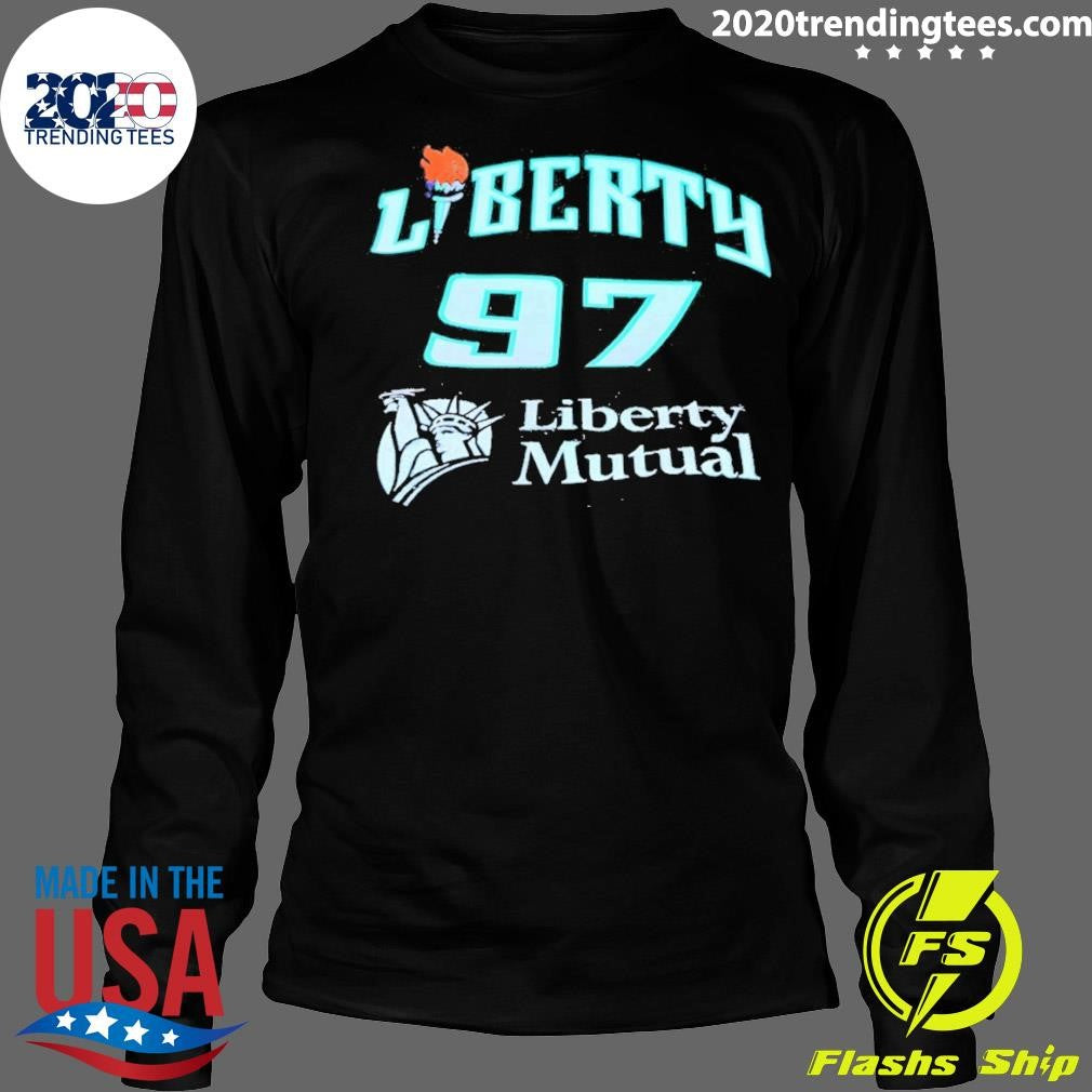 New York Liberty 97 Basketball WNBA Liberty Mutual Shirt