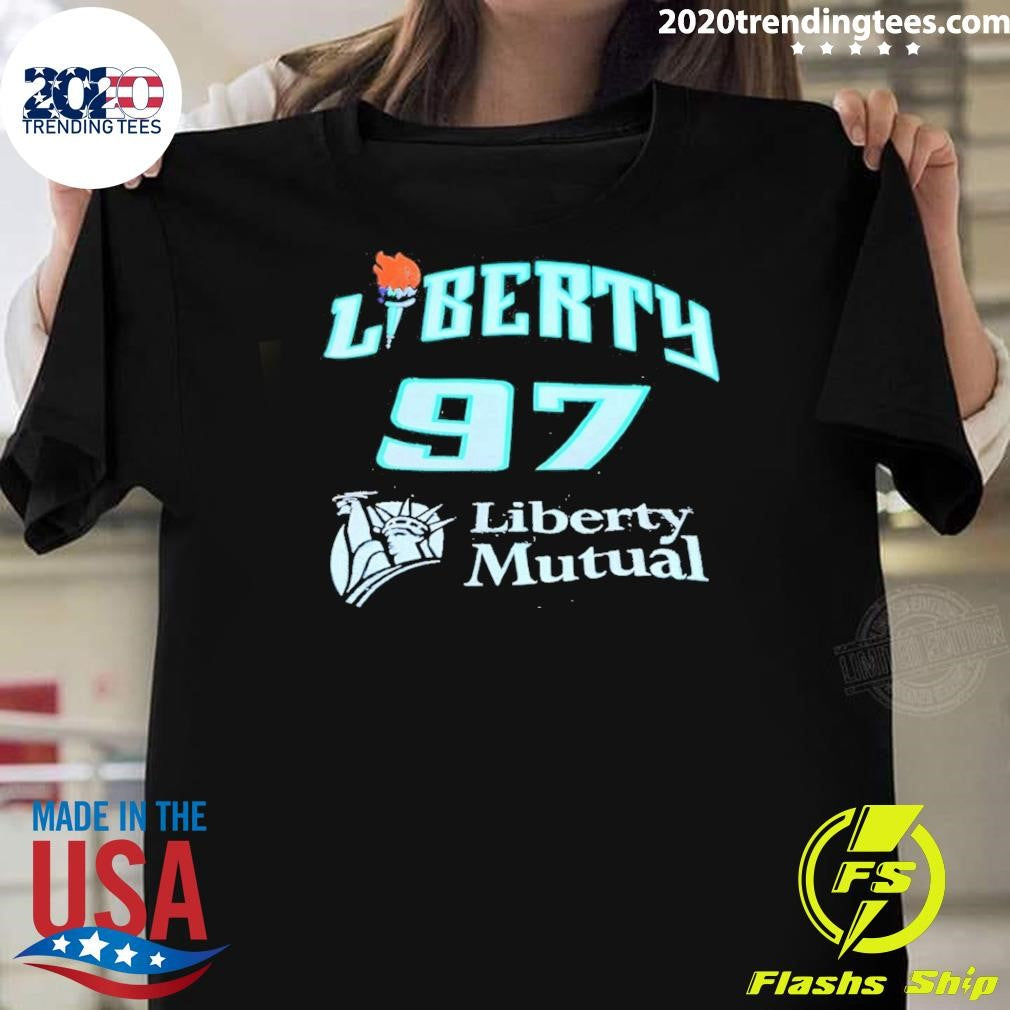 New York Liberty 97 Basketball WNBA Liberty Mutual Shirt