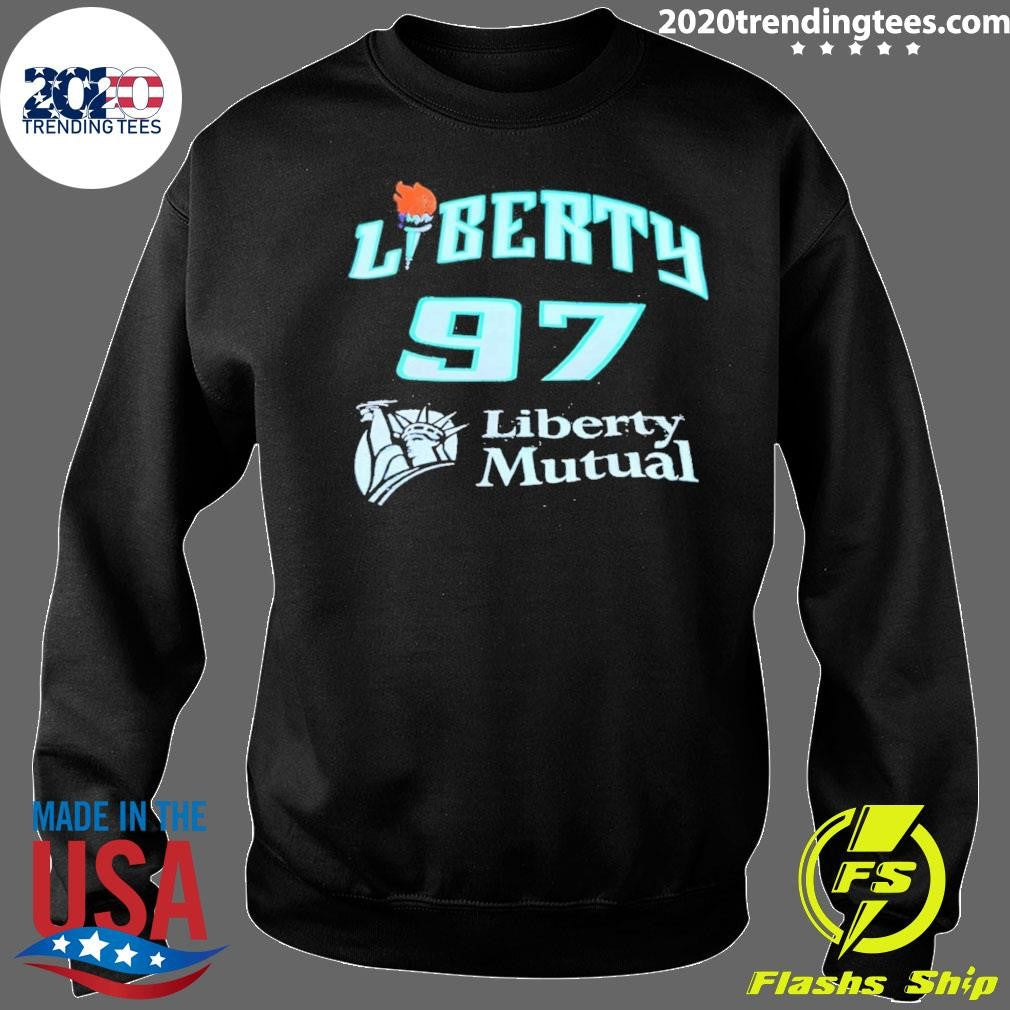 New York Liberty 97 Basketball WNBA Liberty Mutual Shirt