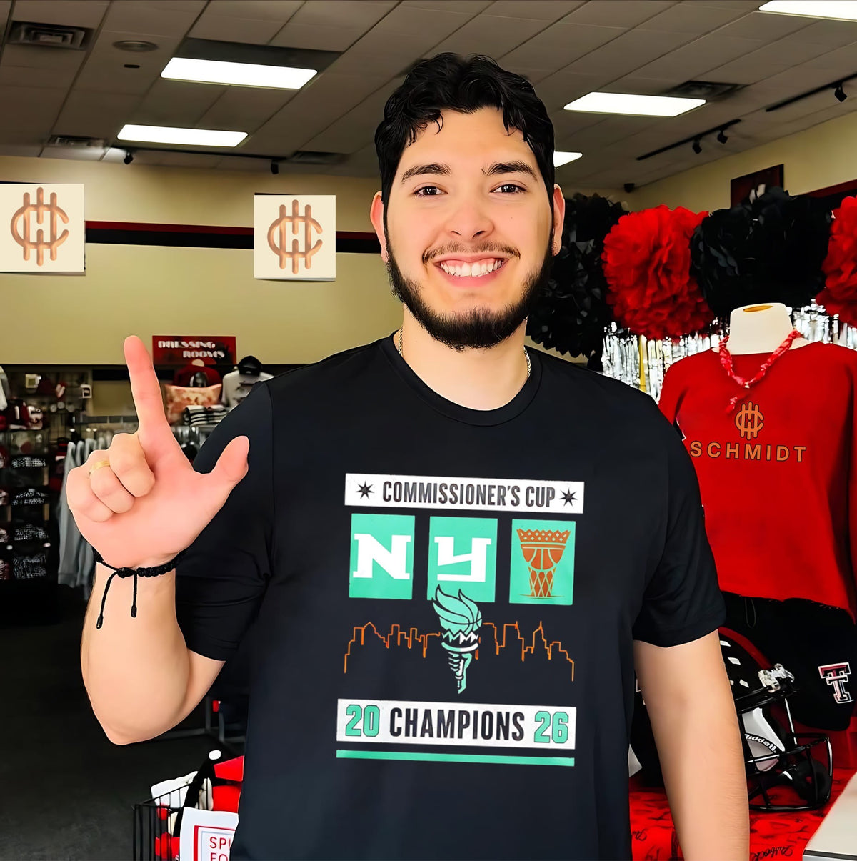 New York Liberty Commissioner’s Cup 2026 Champions Distressed shirt