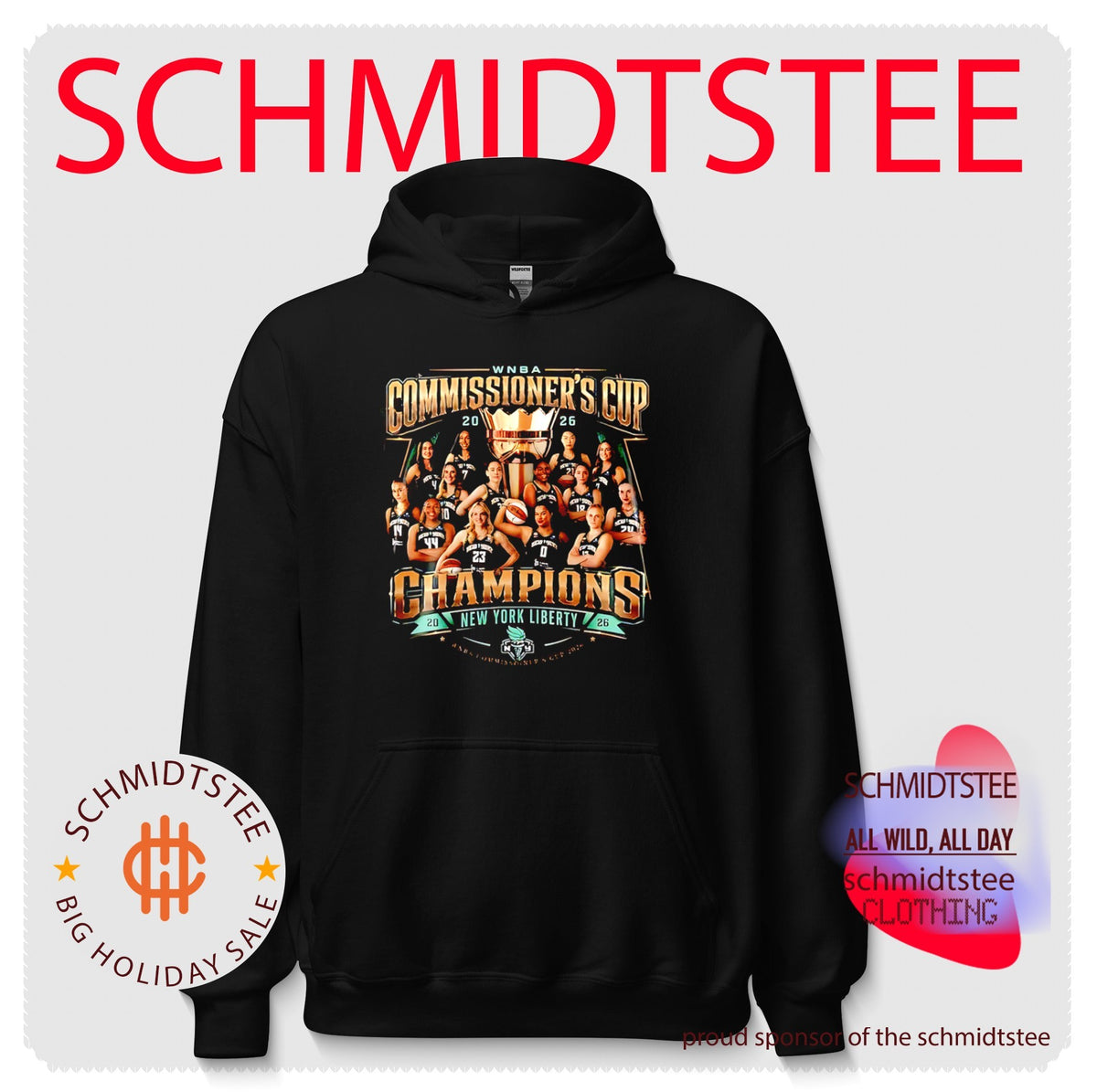 New York Liberty WNBA Commissioner’s Cup 2026 The Champs shirt