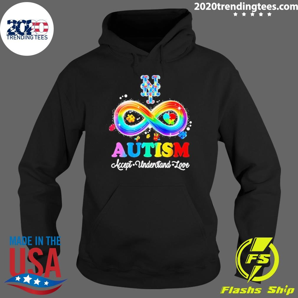 New York Mets Autism Accept Understand Love Awareness 2026 Pride Shirt