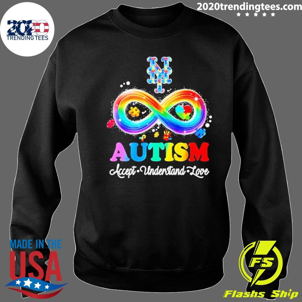 New York Mets Autism Accept Understand Love Awareness 2026 Pride Shirt
