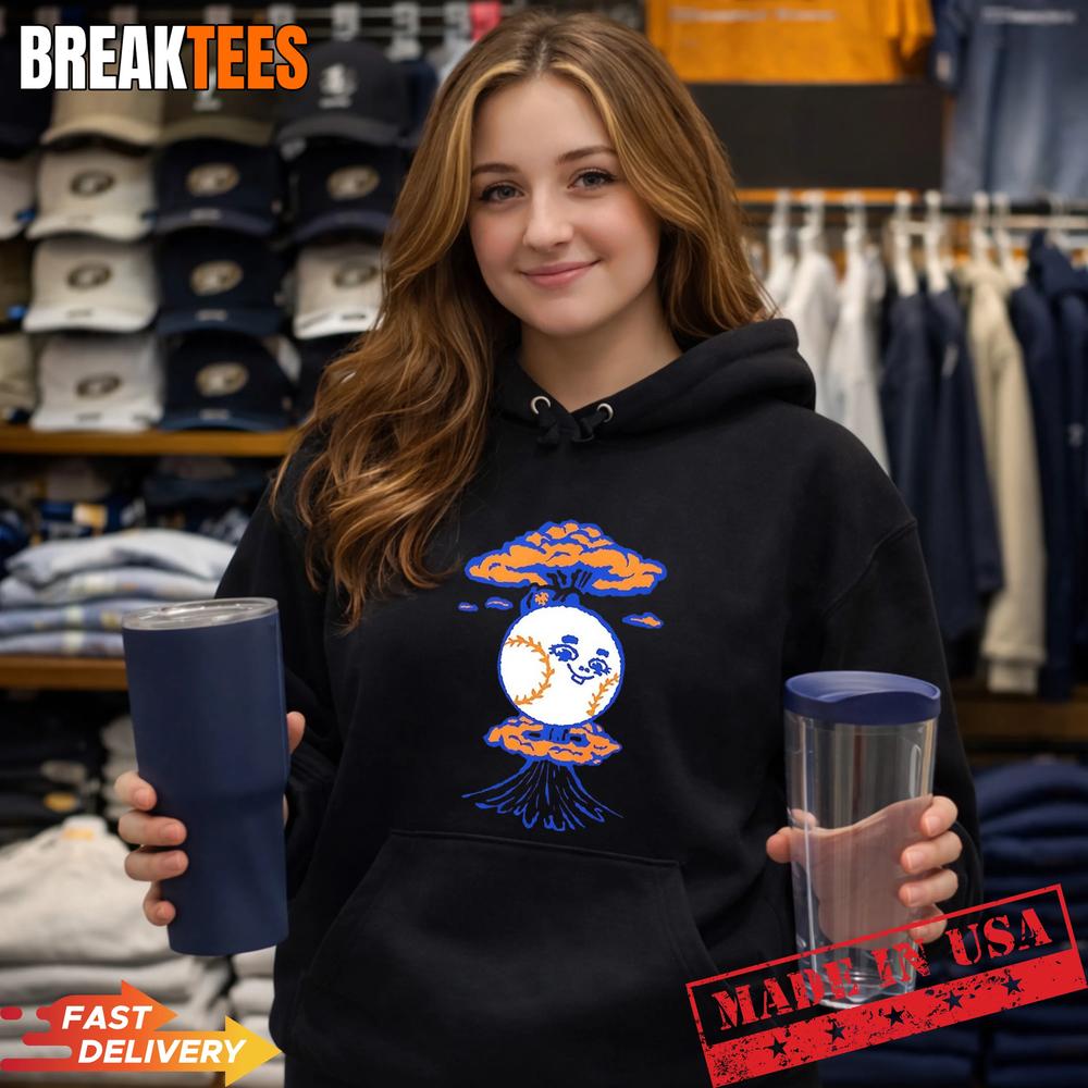 New York Mets Baseball Explosion T-Shirt