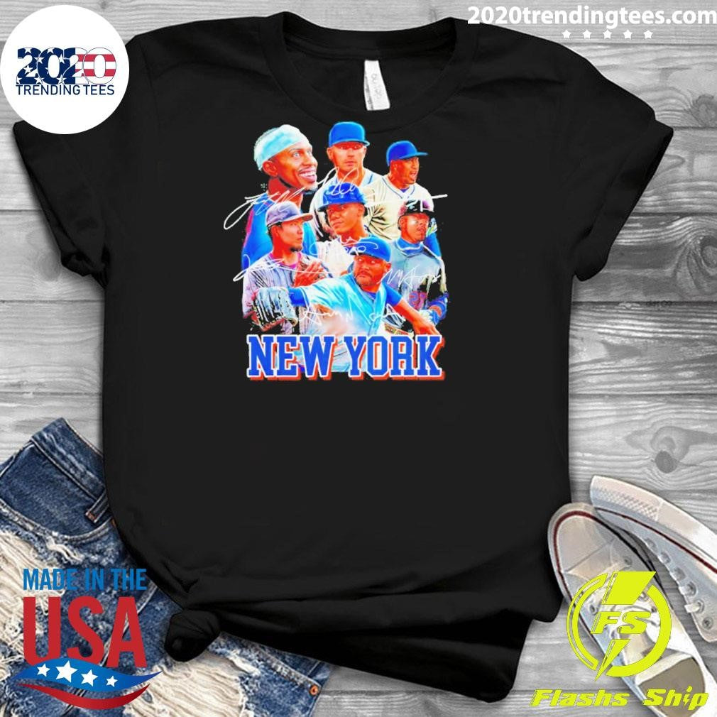 New York Mets Players Signature Vintage Shirt