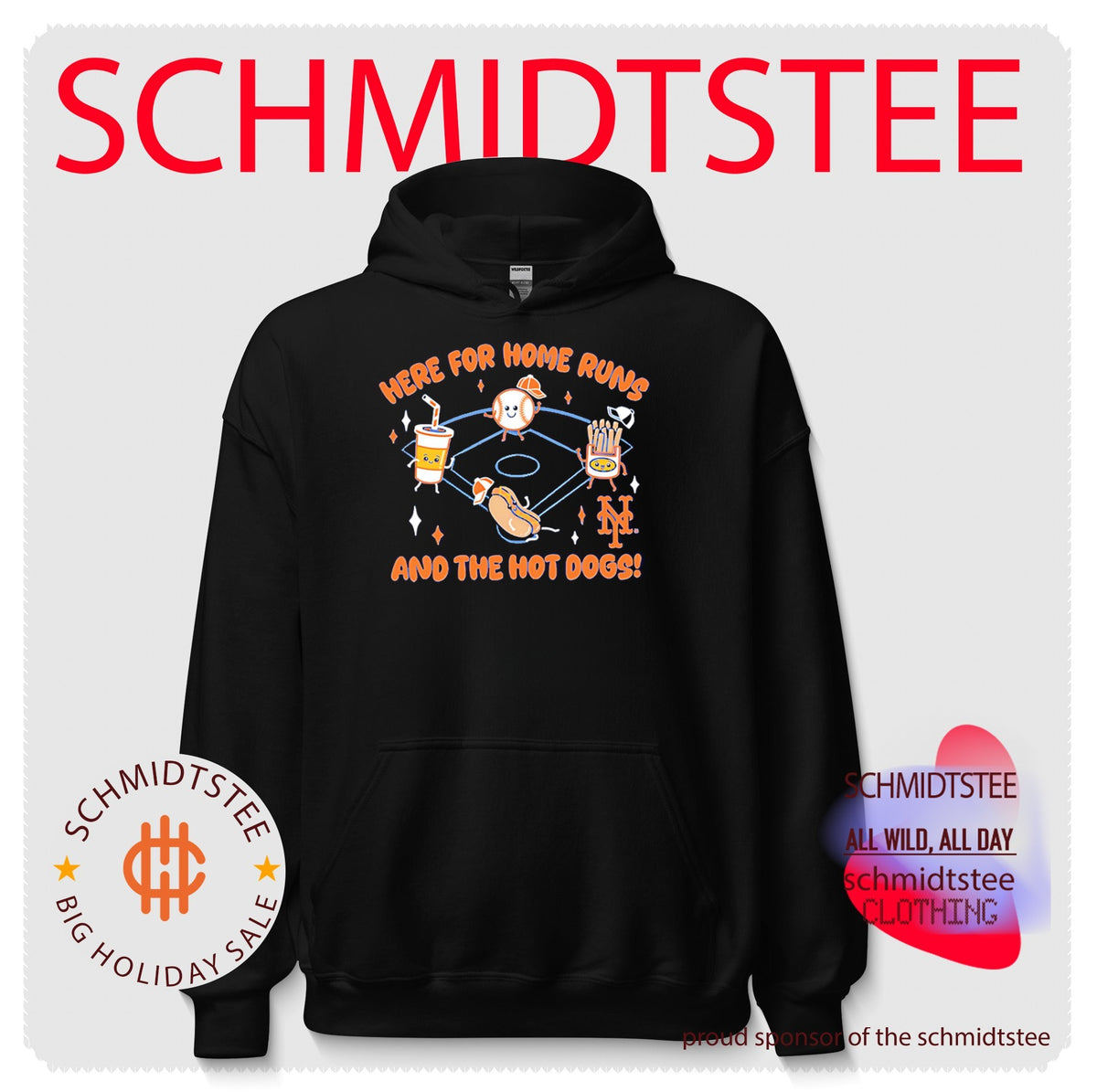 New York Mets Snack here for home runs and the hot dogs shirt