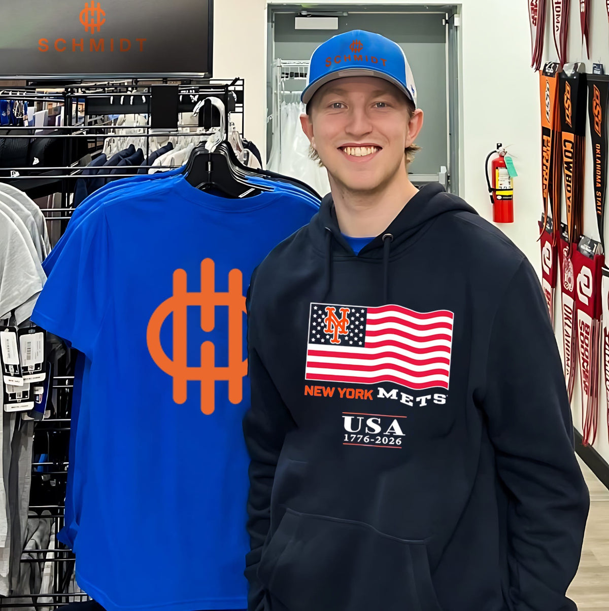 New York Mets USA 1776-2026 Patriotic Flag 4th of July shirt