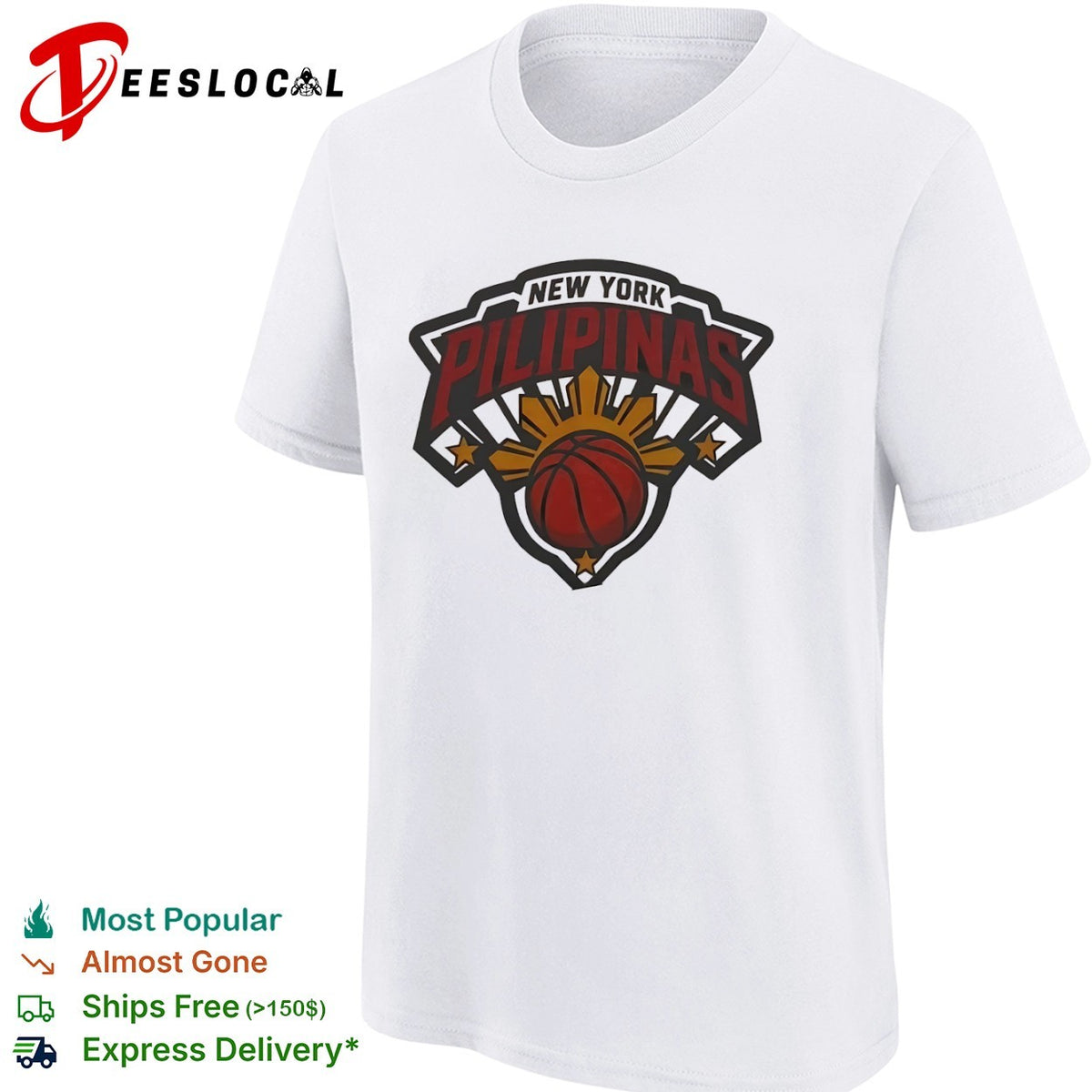 New York Pilipinas Philippines Basketball shirt