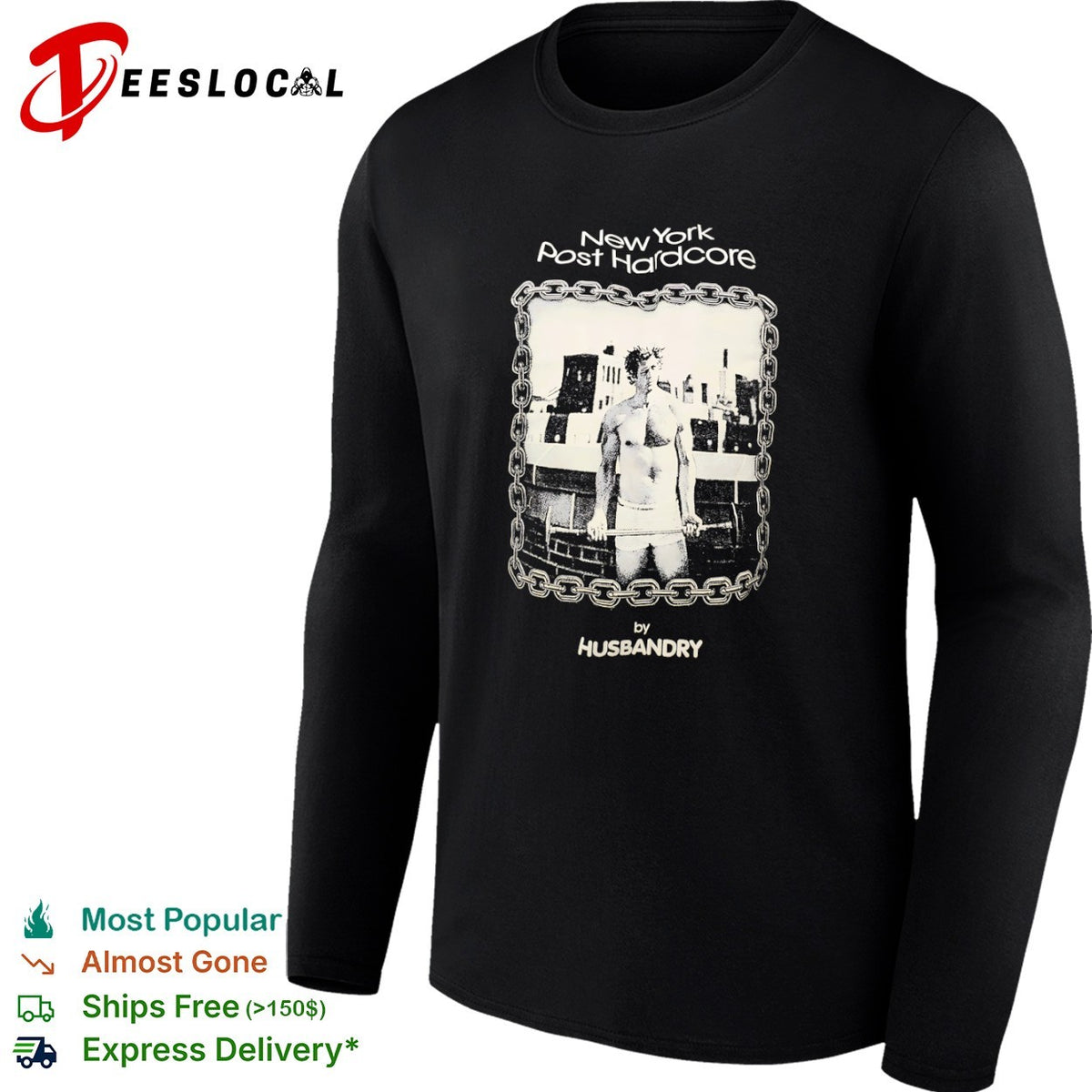 New York Post Hardcore by Husbandry shirt