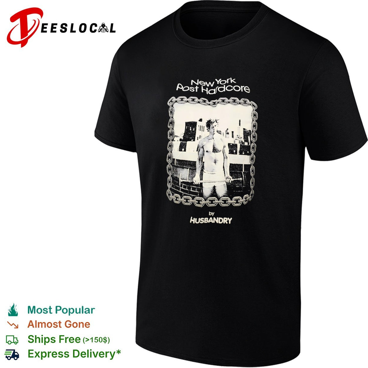 New York Post Hardcore by Husbandry shirt