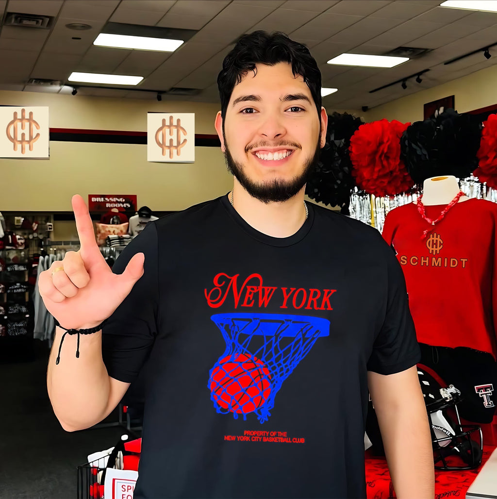 New York Property of the New York Basketball Club shirt