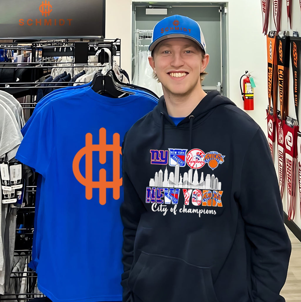 New York Sports City of Champions skyline shirt