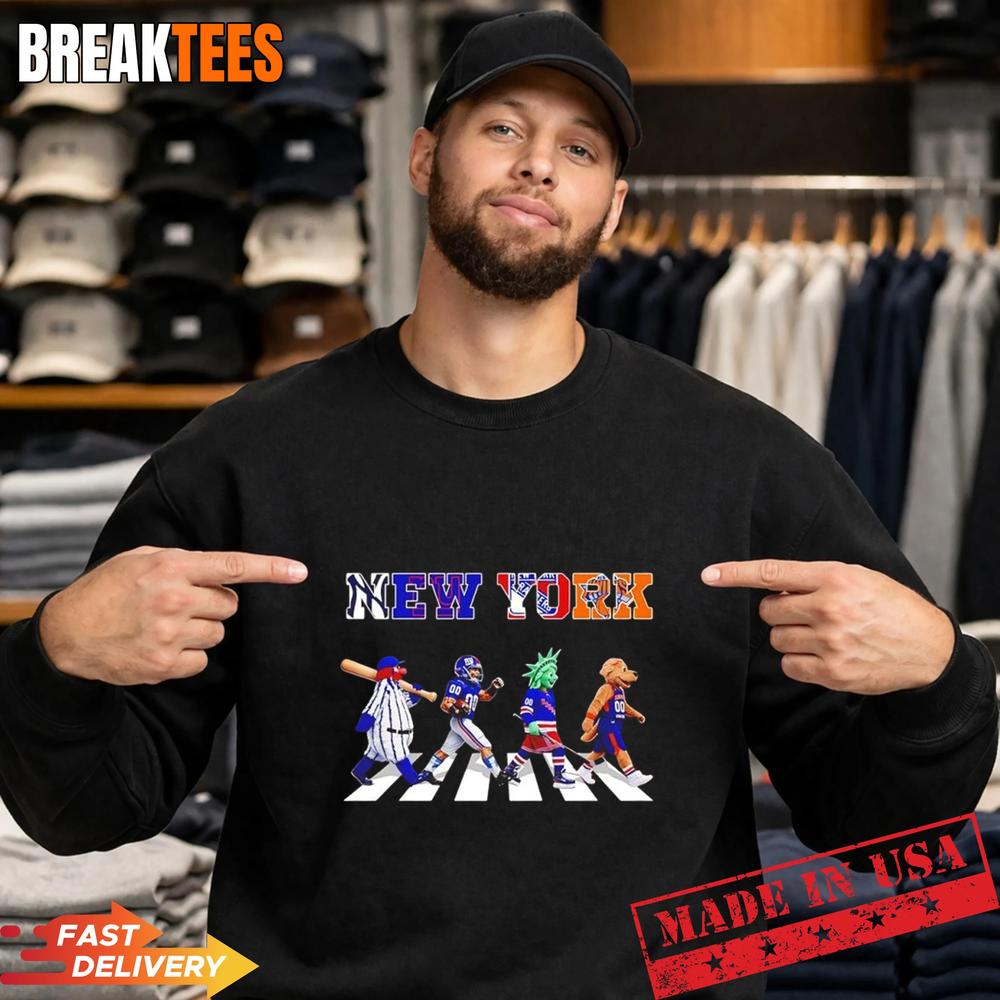 New York Walking Sports Mascot Shirt