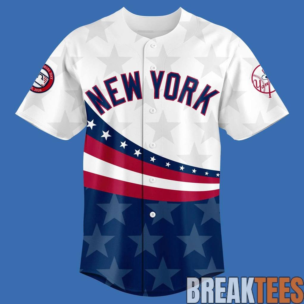 New York Yankees 2026 Memorial Day Custom Baseball Jersey