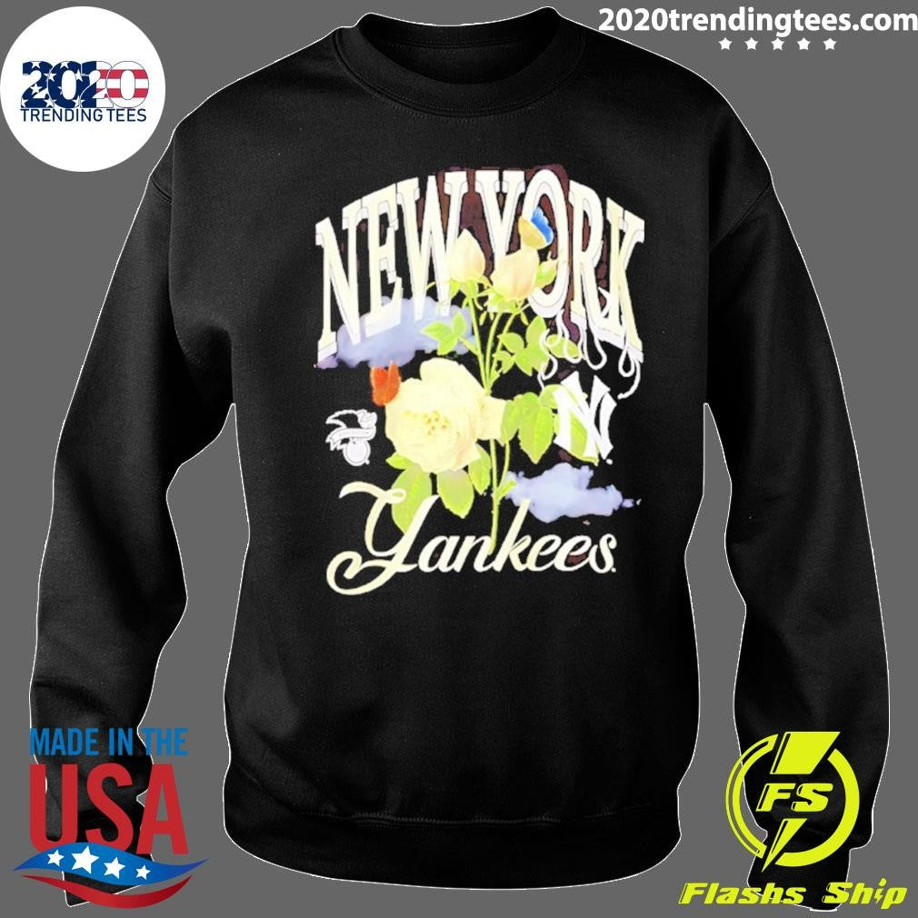New York Yankees Baseball Floral Vintage Shirt