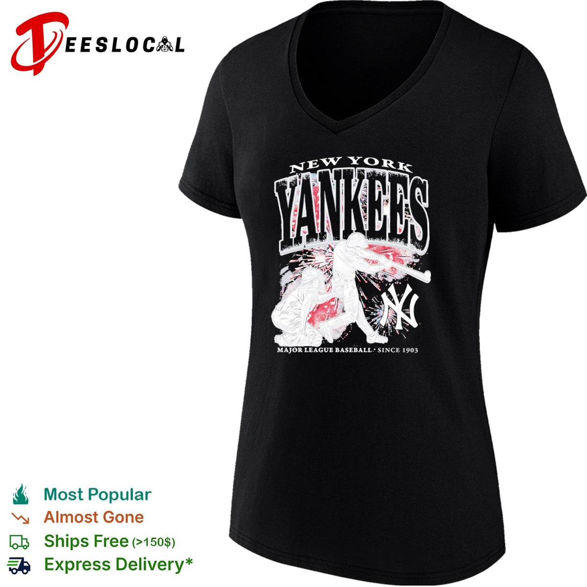 New York Yankees Major League Baseball since 1903 players shirt
