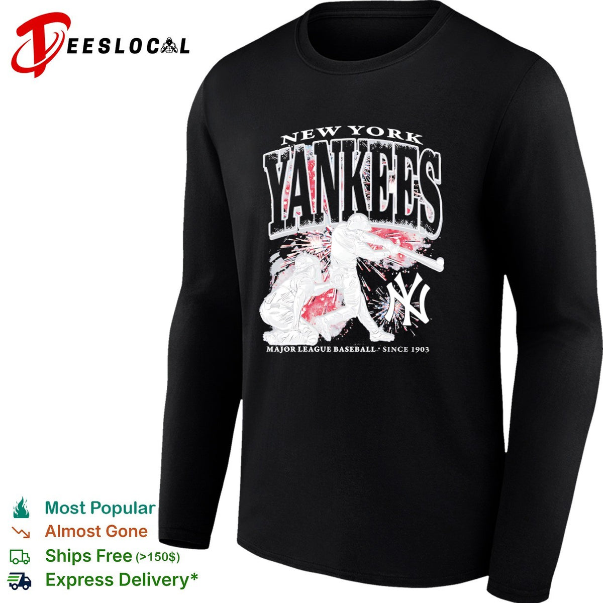 New York Yankees Major League Baseball since 1903 players shirt