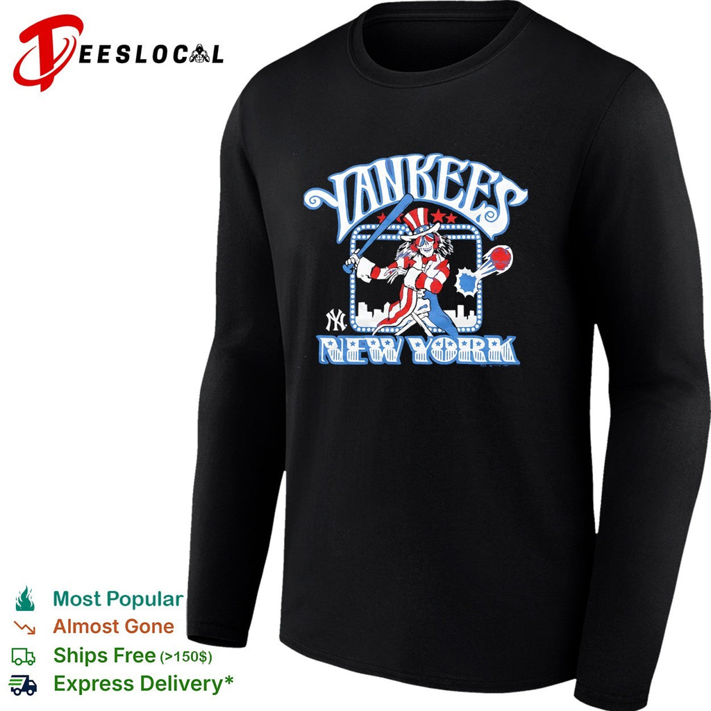 New York Yankees x Grateful Dead Uncle Sam MLB graphic shirt