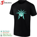 New York basketball Statue of Liberty star emblem teal logo shirt