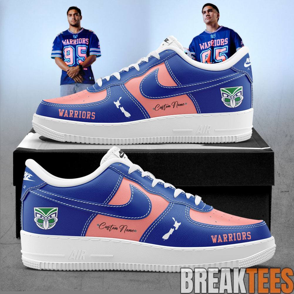 New Zealand Warriors Magic Round Custom AF1 Shoes