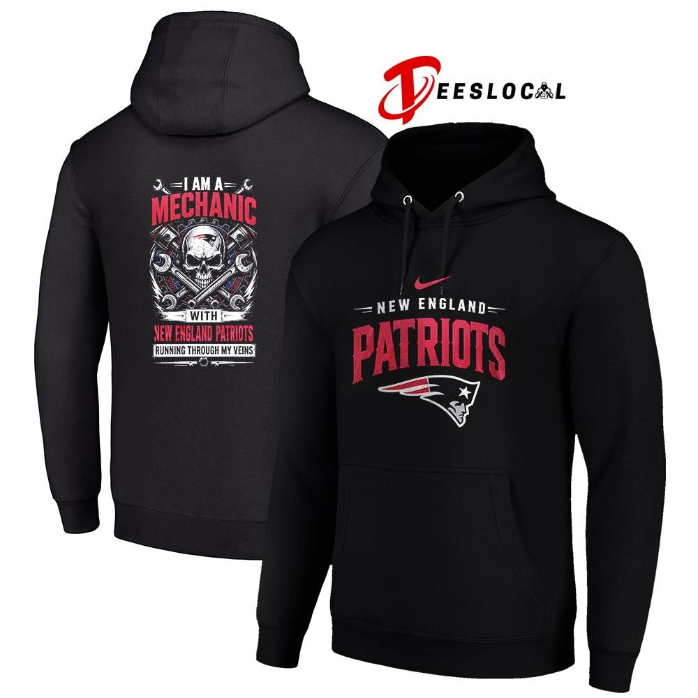 NewEnglandPatriotsIamamechanicrunningthroughmyveinsskeletonshirt