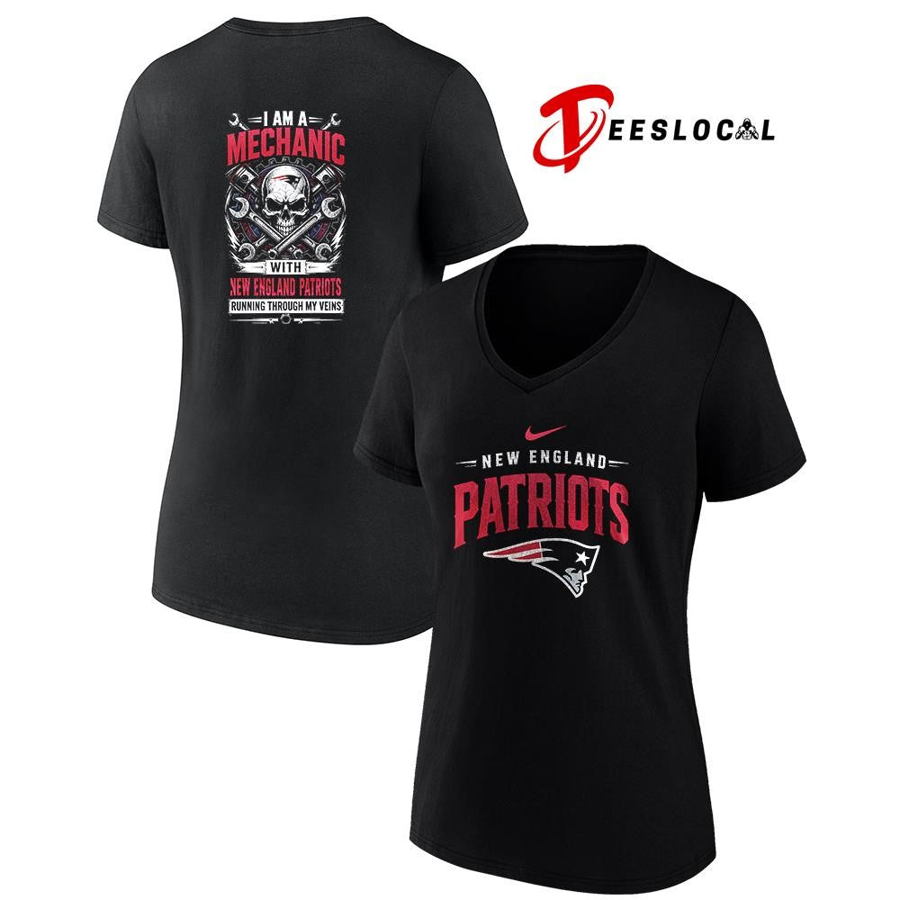 NewEnglandPatriotsIamamechanicrunningthroughmyveinsskeletonshirt