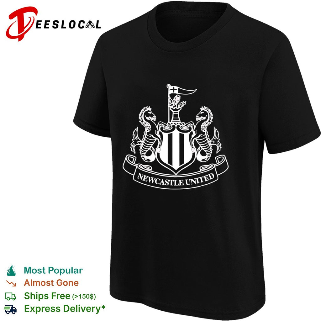Newcastle United Football Club Official Crest Logo shirt
