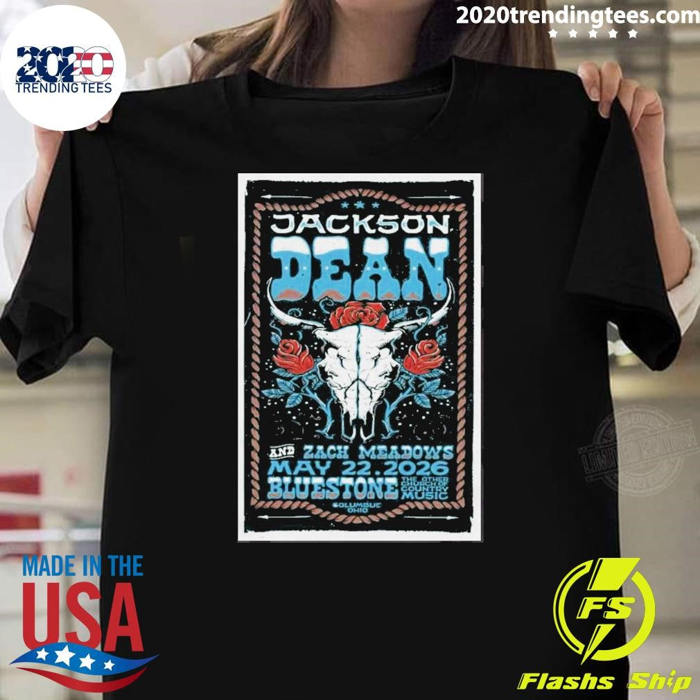 Jackson Dean concert Columbus, Bluestone, May 22, 2026 Poster Shirt