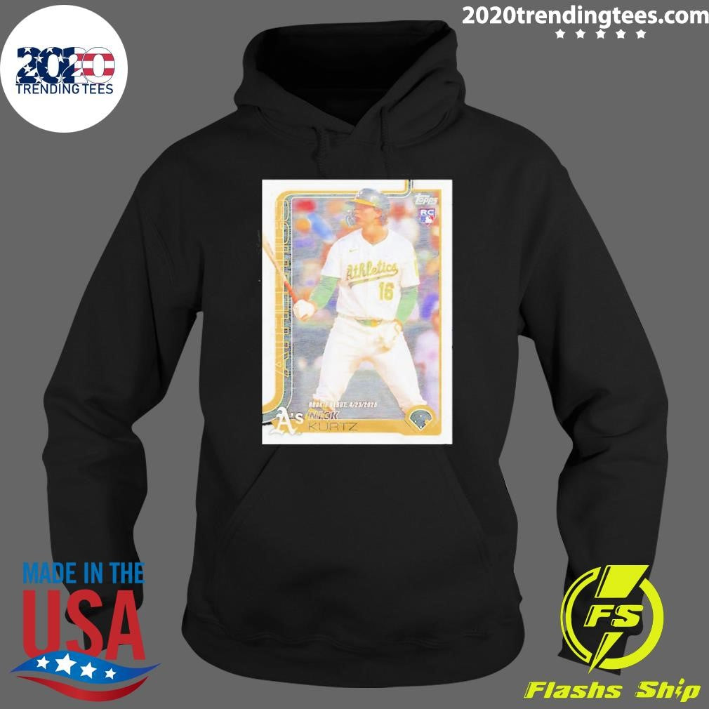 Nick Kurtz Athletics Topps Baseball 2026 Tee Shirt