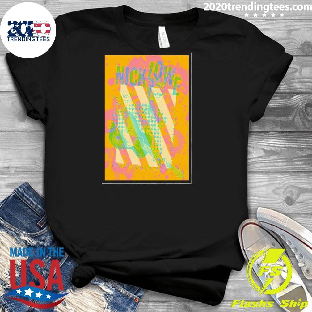 Nick Lowe With The Cactus Blossoms Rio Theatre Santa Cruz CA March 30 2026 Shirt