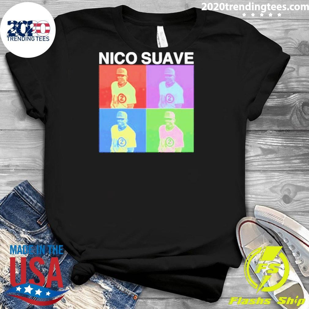 Nico Hoerner Nico Suave Chicago Cubs Retro Shirt