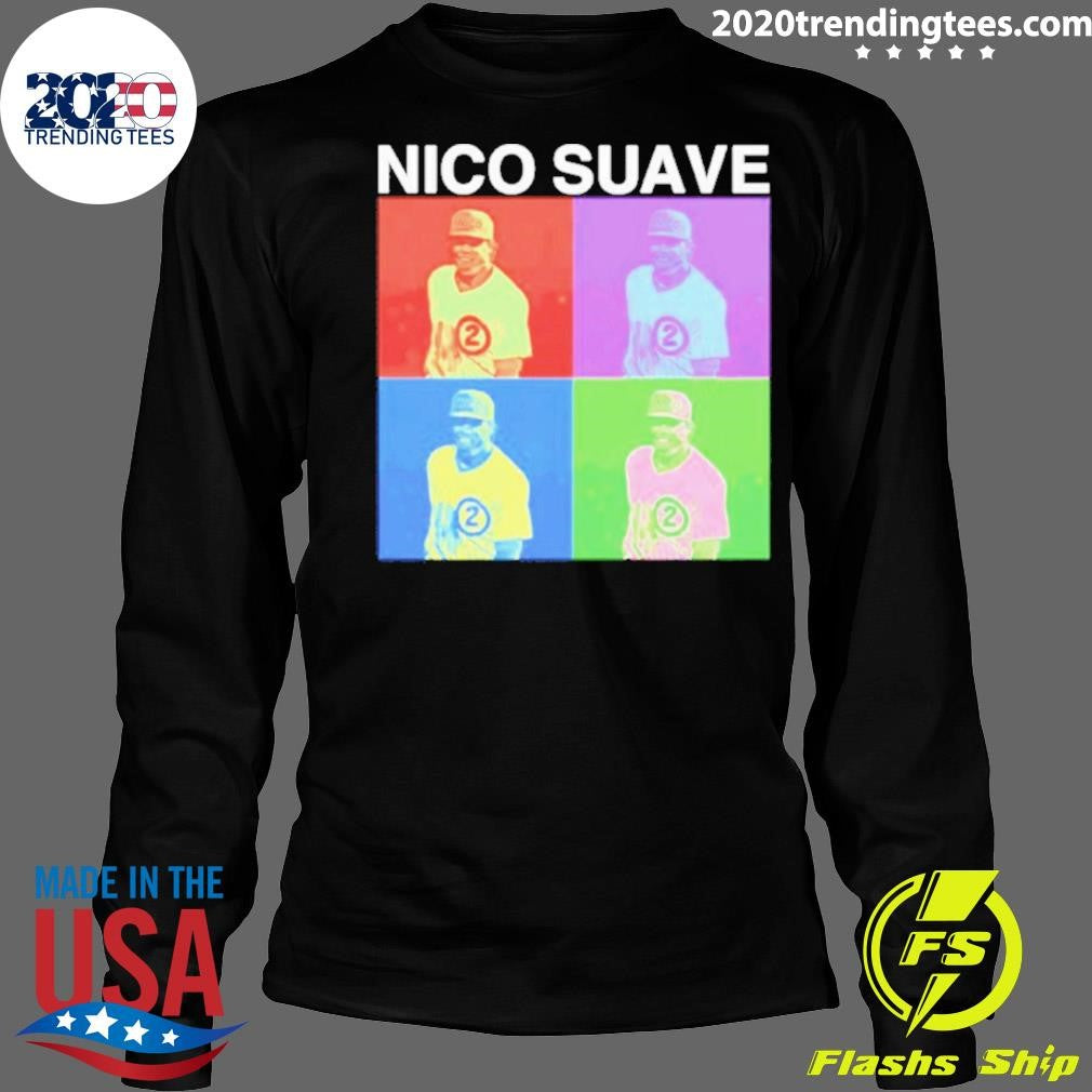 Nico Hoerner Nico Suave Chicago Cubs Retro Shirt