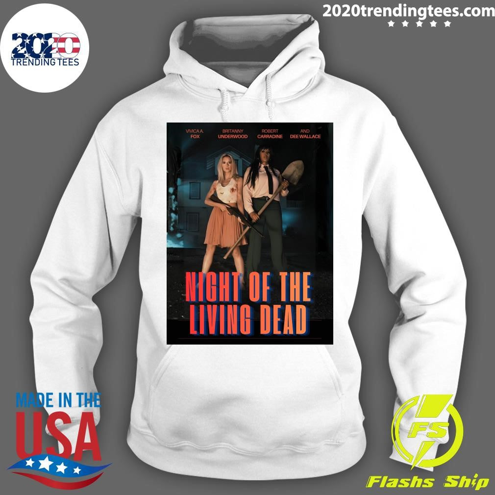 Night Of The Living Dead Remake Starring Vivica A. Fox And Brittany Underwood As Barbara Shirt