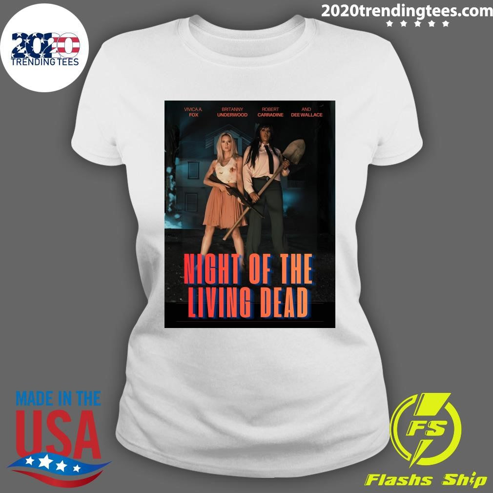 Night Of The Living Dead Remake Starring Vivica A. Fox And Brittany Underwood As Barbara Shirt