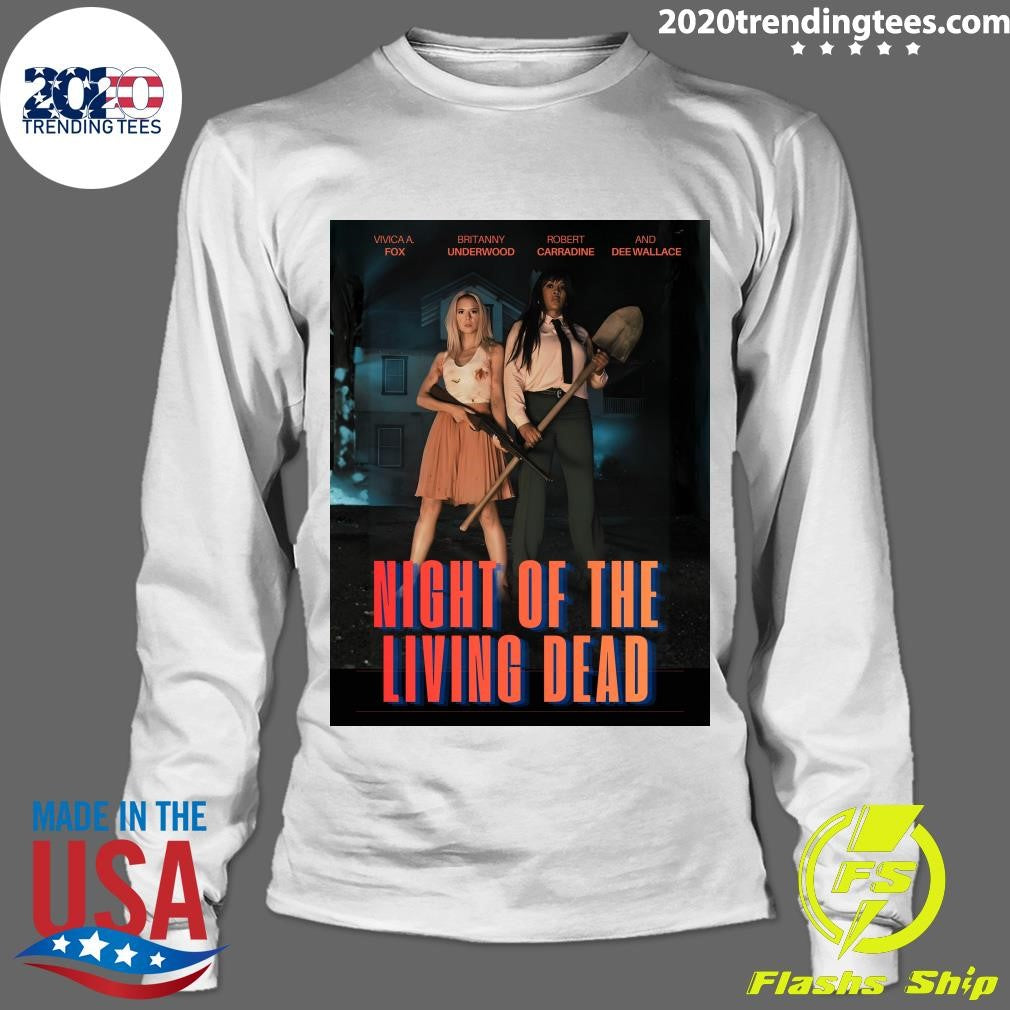 Night Of The Living Dead Remake Starring Vivica A. Fox And Brittany Underwood As Barbara Shirt