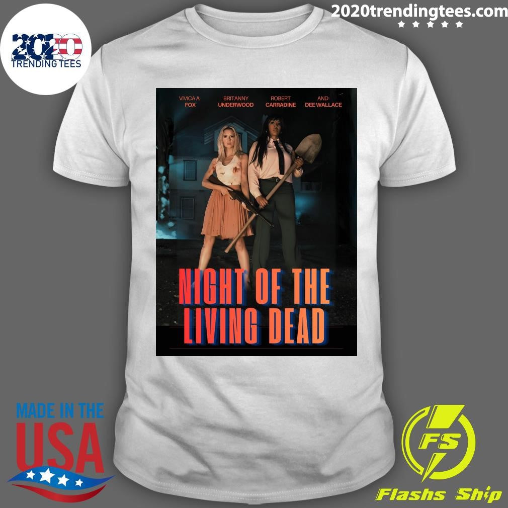 Night Of The Living Dead Remake Starring Vivica A. Fox And Brittany Underwood As Barbara Shirt