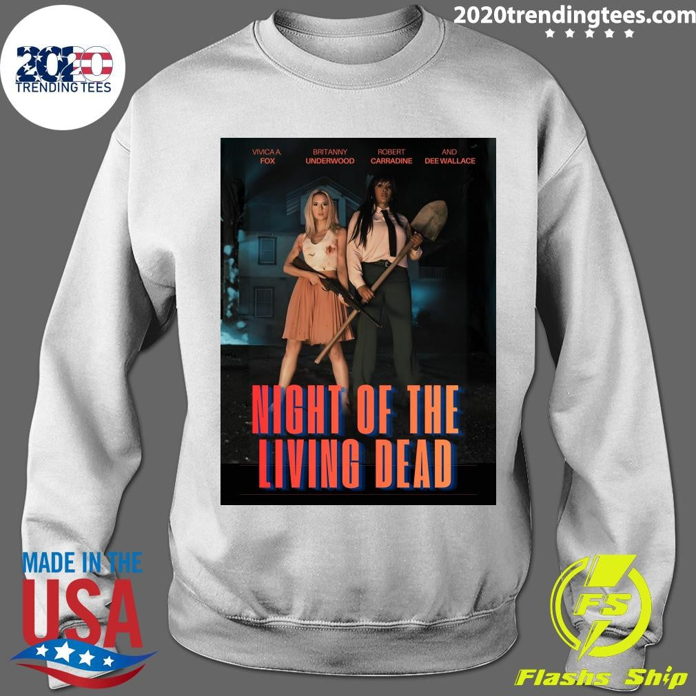 Night Of The Living Dead Remake Starring Vivica A. Fox And Brittany Underwood As Barbara Shirt